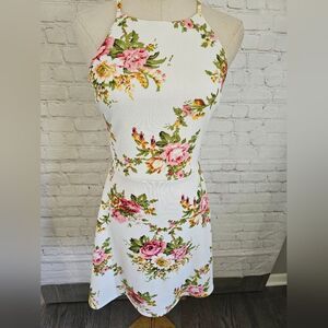 Love...Ady Floral Square Neck Skater Dress | Small | NWOT
